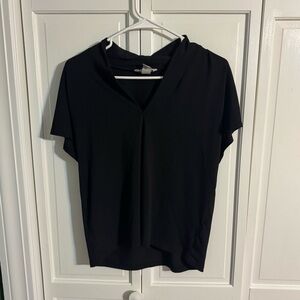 H&M Black V-Neck Blouse